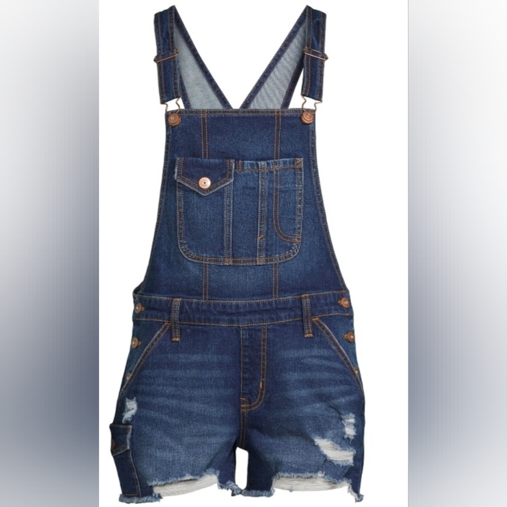Shortalls Dark Wash NWT size Medium Romper/Overalls-Bibs/Shorts